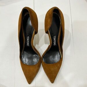 Tom Ford Women's Brown Suede Heels